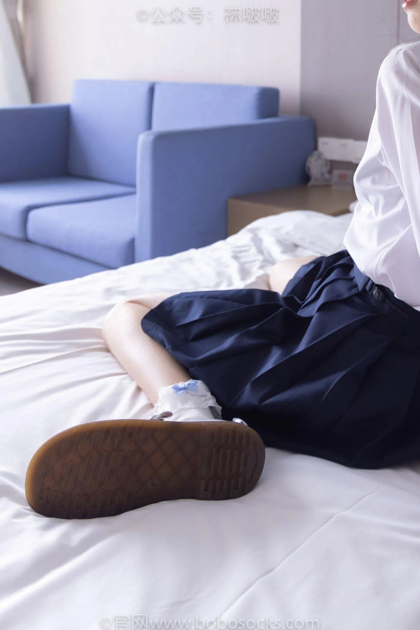 [BoBoSocks袜啵啵]NO.070 稚予-皮鞋、拖鞋、过膝袜、白棉袜 [148P]插图